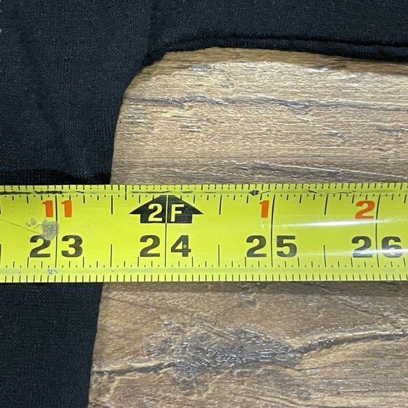 Vintage NiteWear Sleep Tee One‎ Size Puffy Paint Heart 80s 90s Gown Shirt Black - Picture 10 of 11